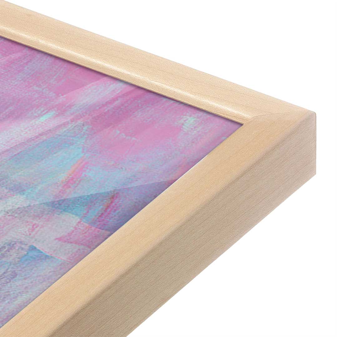 [Color:Raw Maple], Picture of art in a Raw Maple frame at an angle