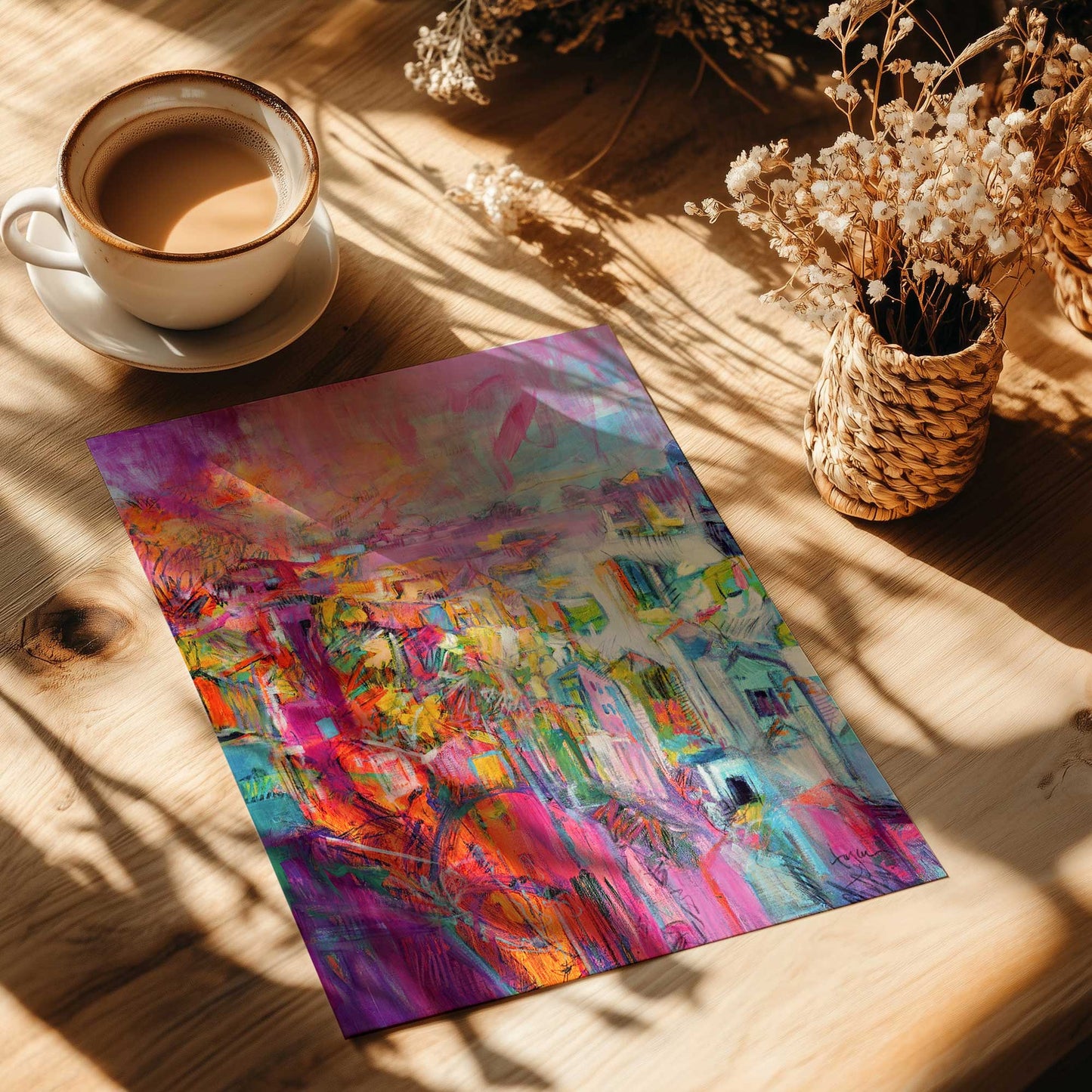 [Color:Rolled Print], Picture of close up of art