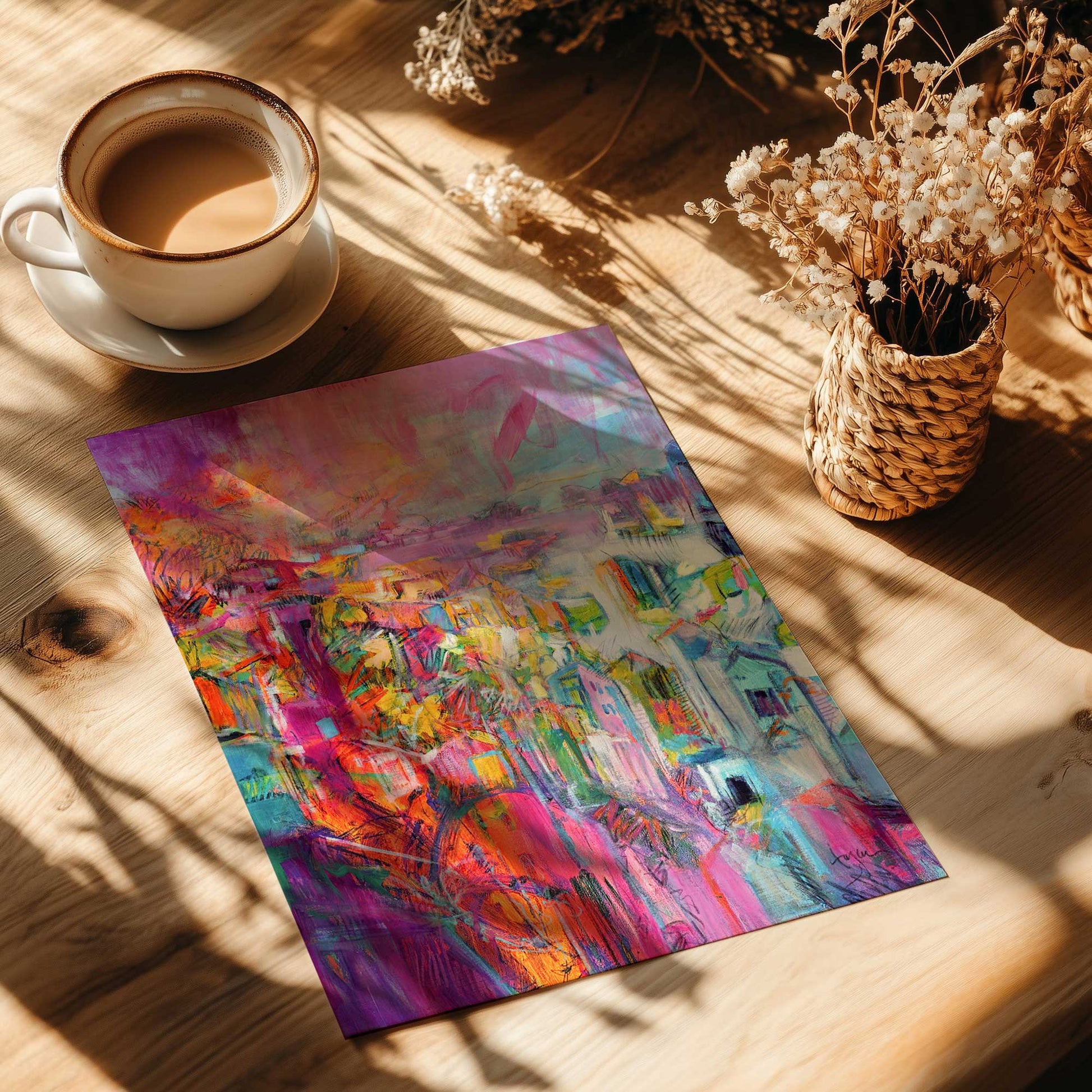 [Color:Rolled Print], Picture of close up of art