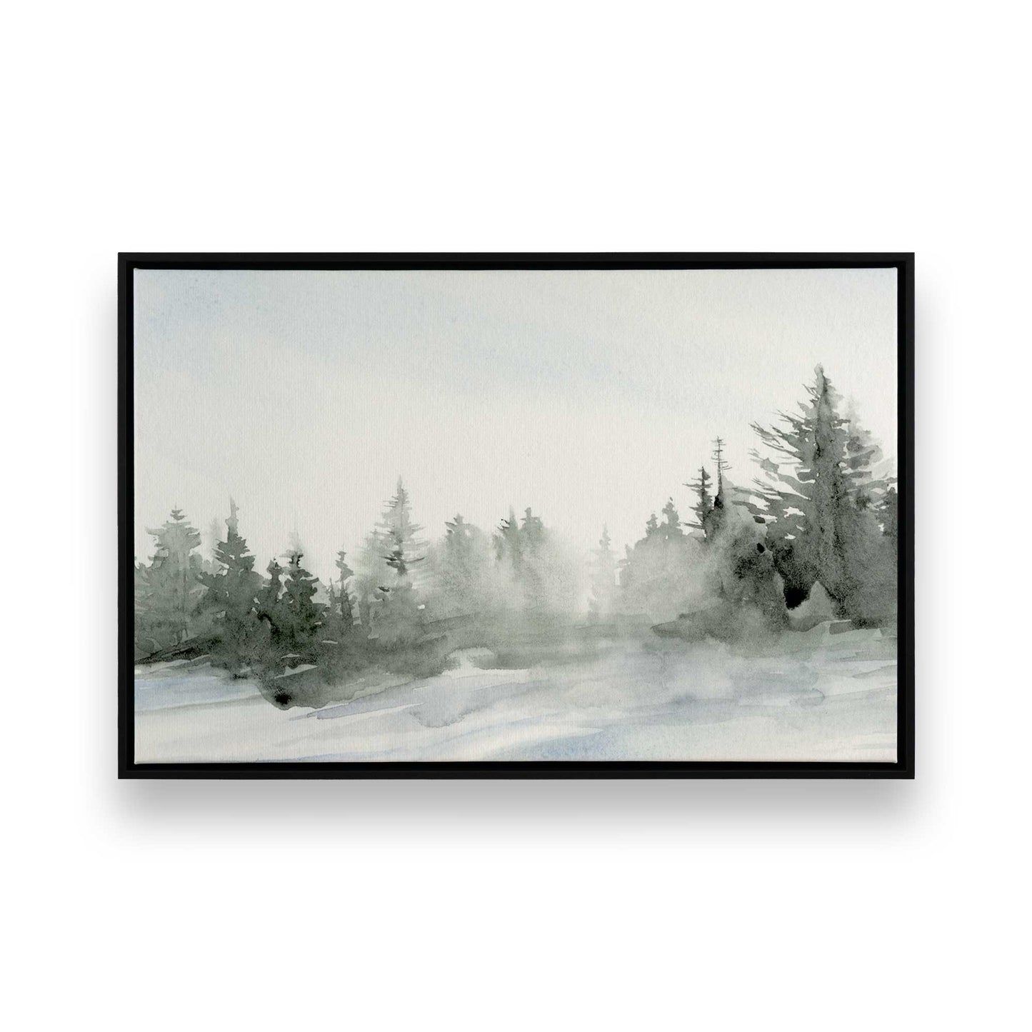 [Color:Satin Black], Picture of art in a Satin Black frame