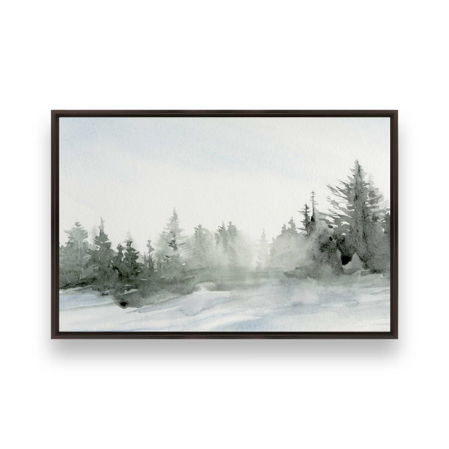 [Color:Espresso], Picture of art in an espresso frame