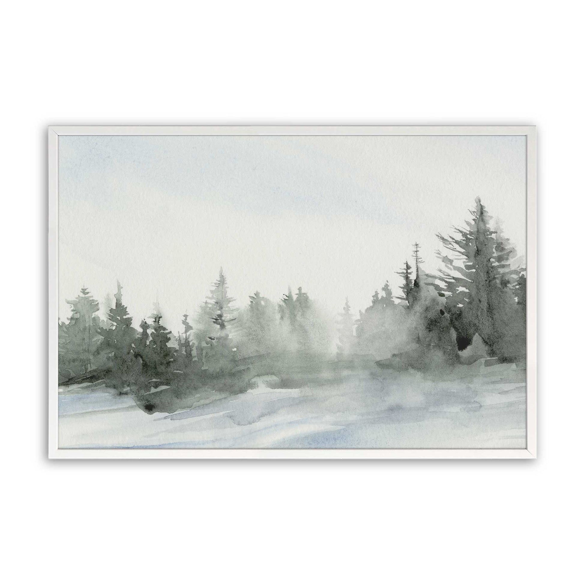 [Color:Opaque White], Picture of art in a Opaque White frame