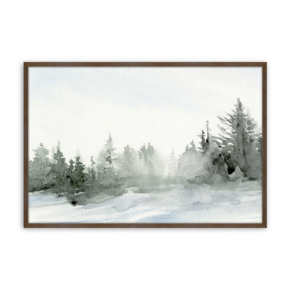 [Color:Walnut], Picture of art in a Walnut frame