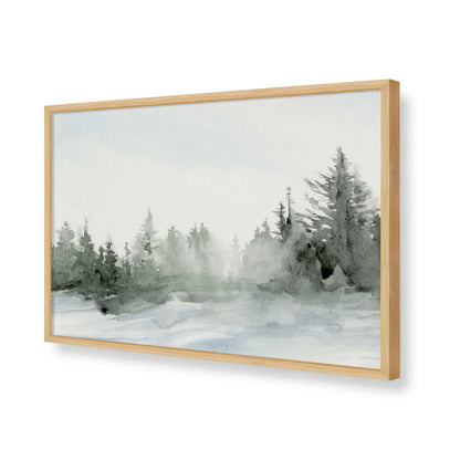 [Color:American Maple], Picture of art in a American Maple frame of the corner