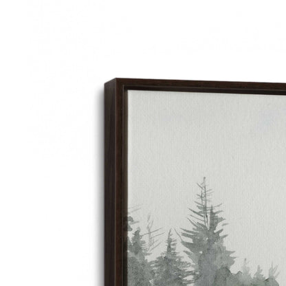 [Color:Espresso], Picture of art in a Espresso frame at an angle
