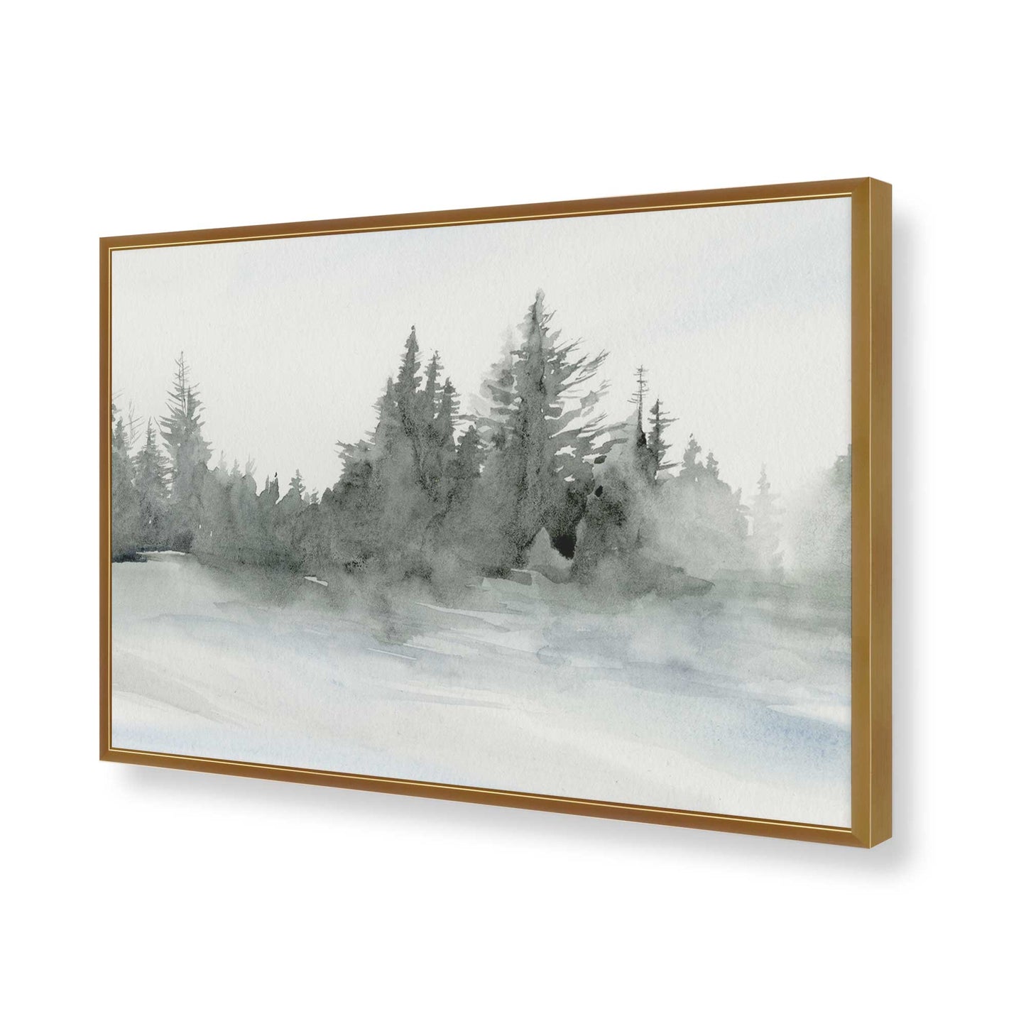 [Color:Polished Gold], Picture of art in a Polished Gold frame of the corner