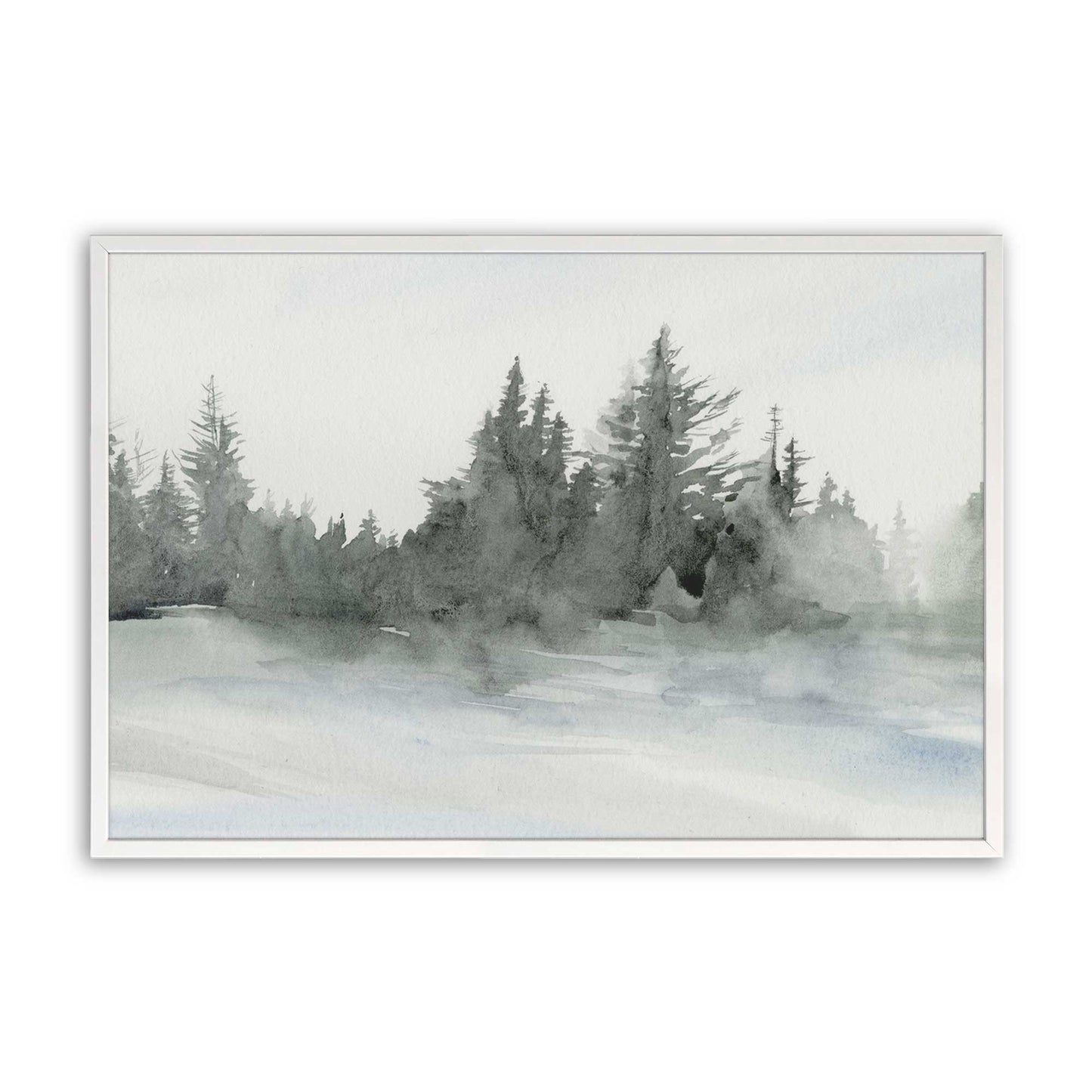 [Color:Opaque White], Picture of art in a Opaque White frame