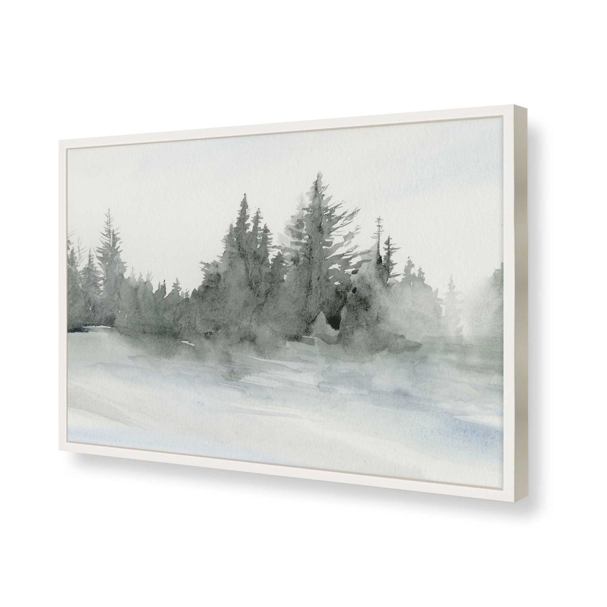[Color:Opaque White], Picture of art in a Opaque White frame of the corner