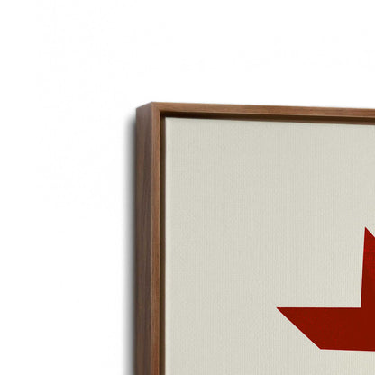 [Color:Walnut], Picture of art in a Walnut frame at an angle