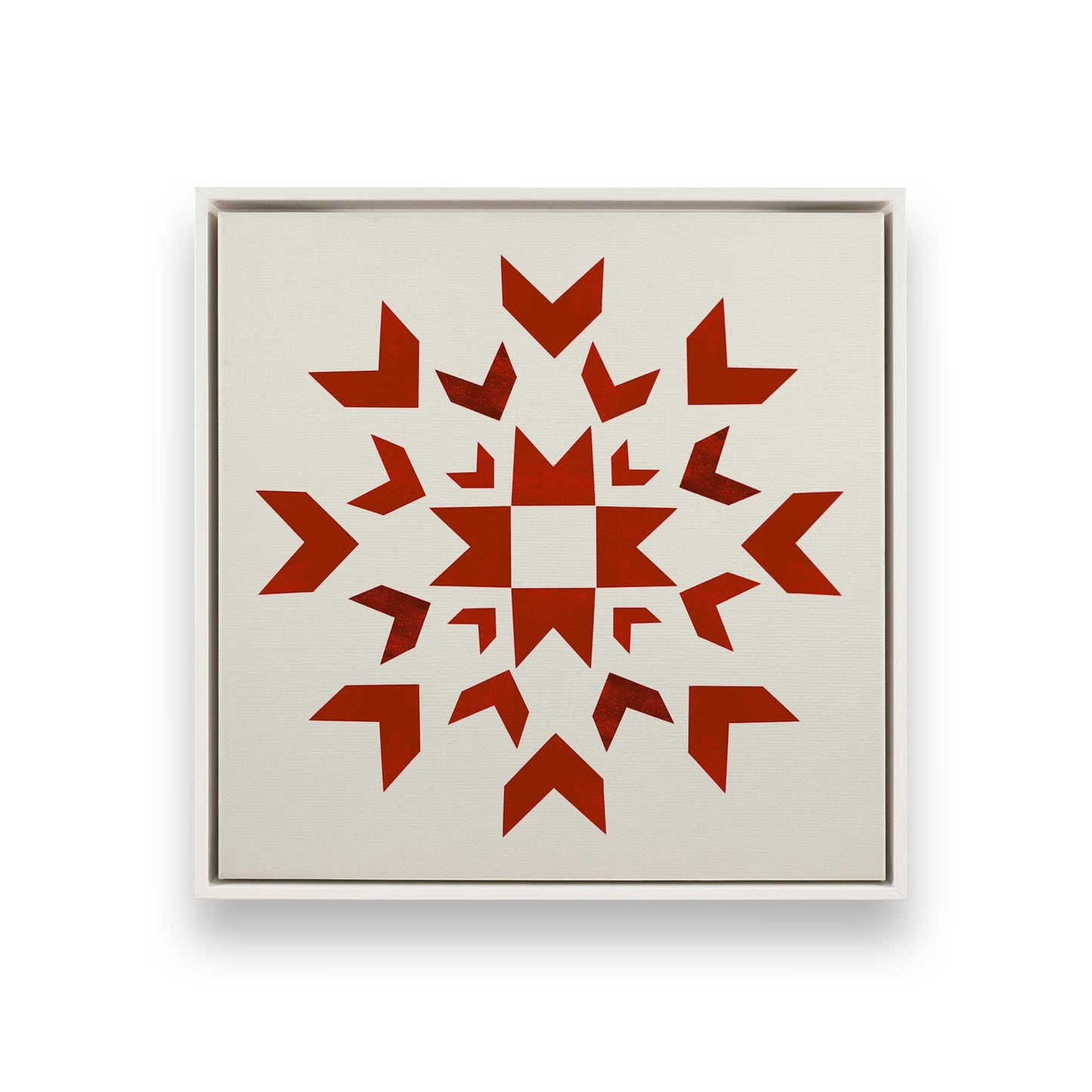 [Color:Opaque White], Picture of art in a White frame