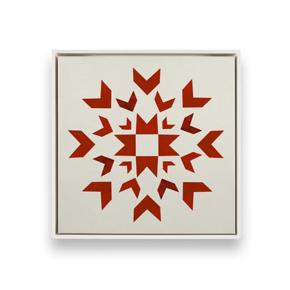 [Color:Opaque White], Picture of art in a White frame