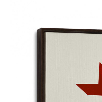 [Color:Espresso], Picture of art in a Espresso frame at an angle