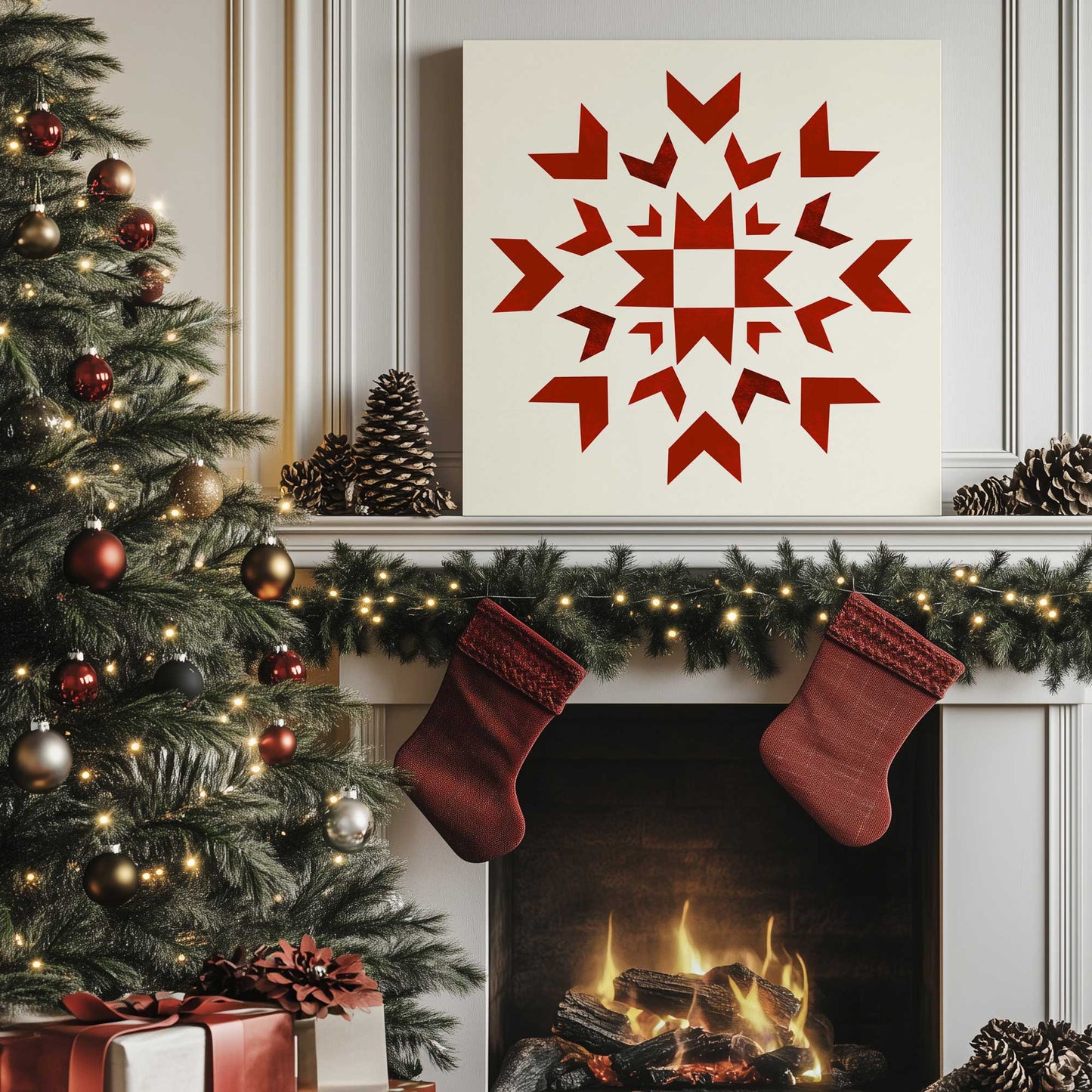 Picture of art in a room