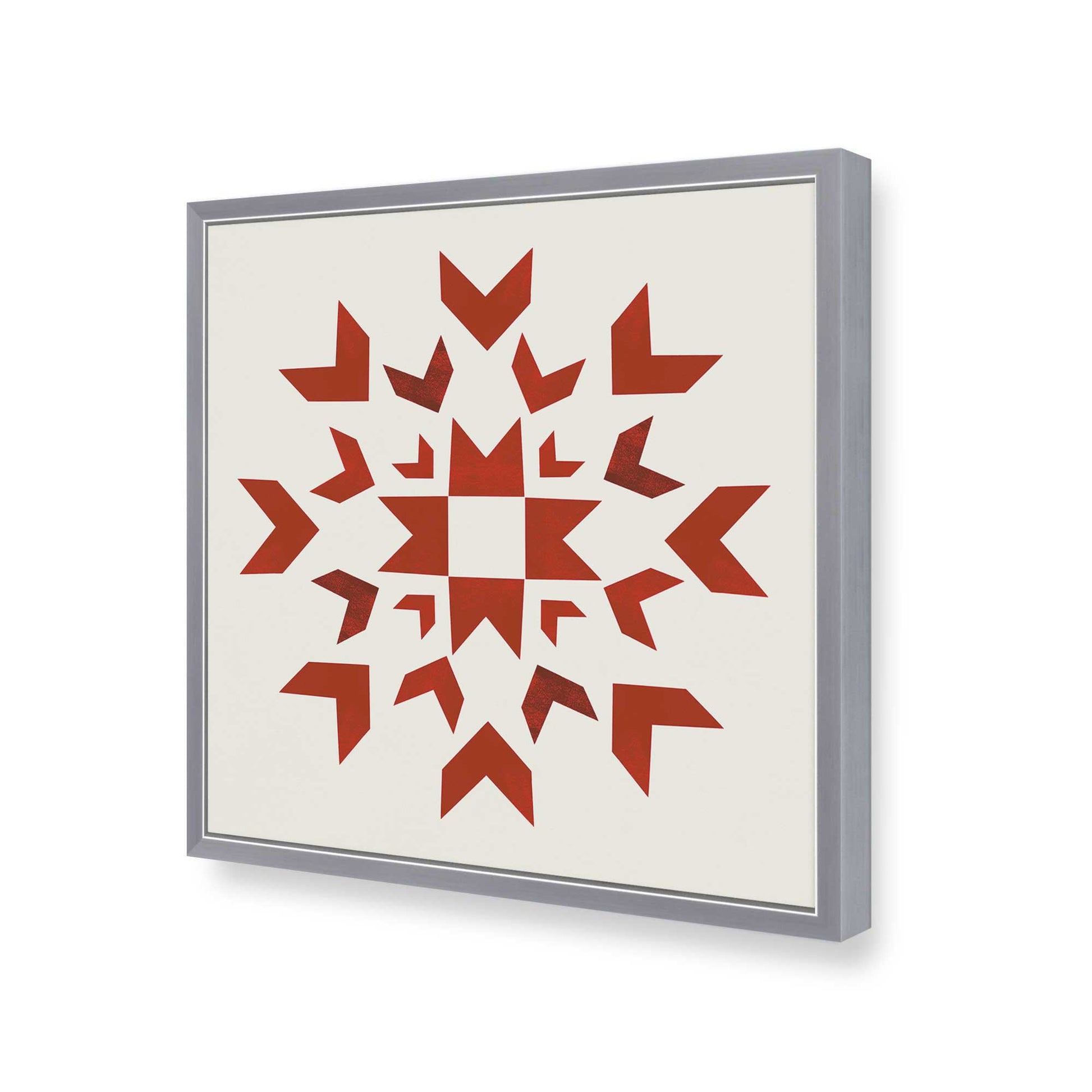 [Color:Polished Chrome], Picture of art in a Polished Chrome frame of the corner