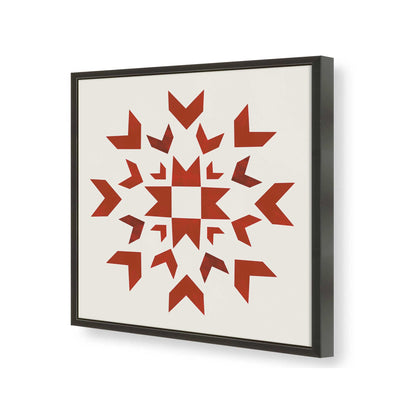 [Color:Satin Black], Picture of art in a Satin Black frame of the corner