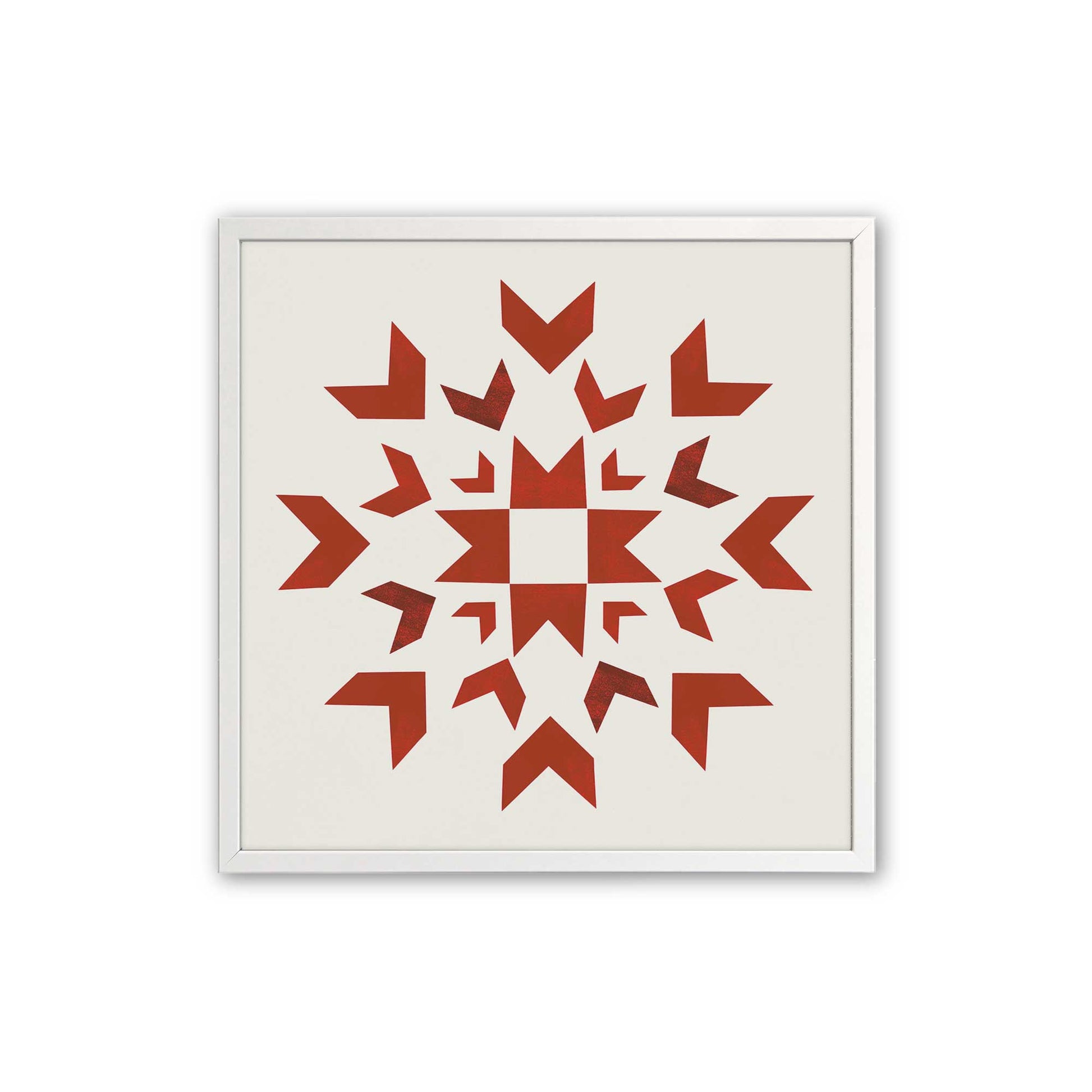 [Color:Opaque White], Picture of art in an Opaque White frame