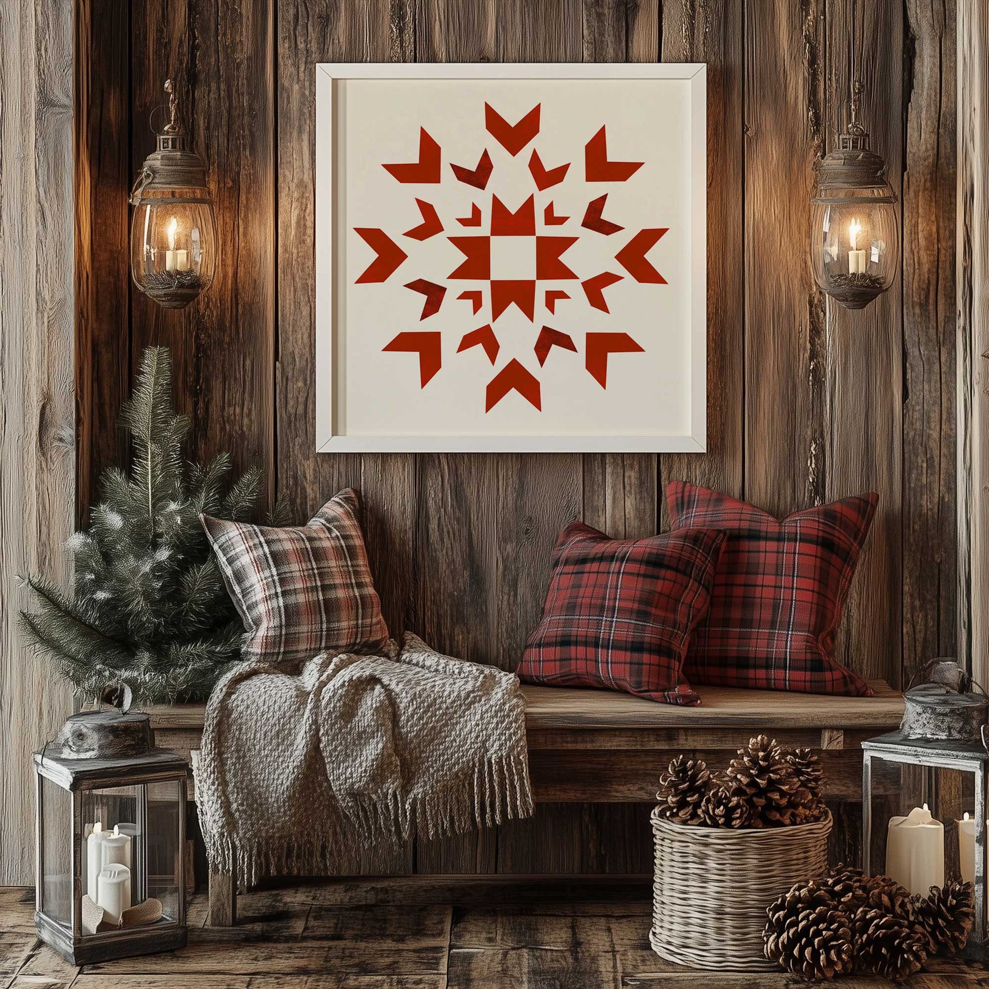 Picture of art in a room