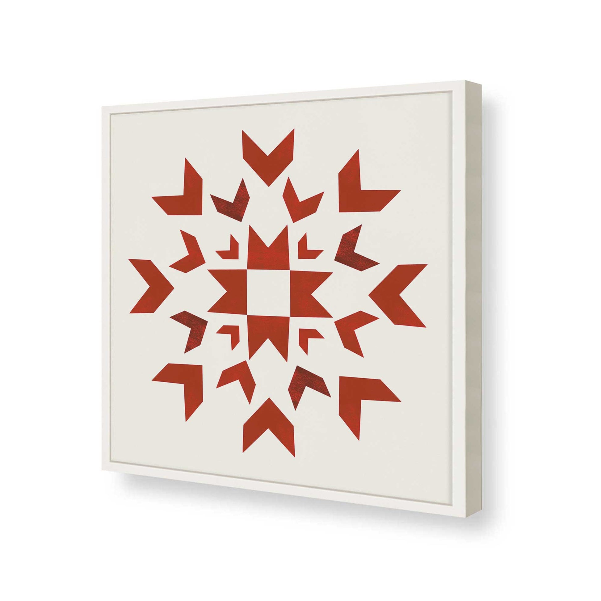 [Color:Opaque White], Picture of art in a Opaque White frame of the corner