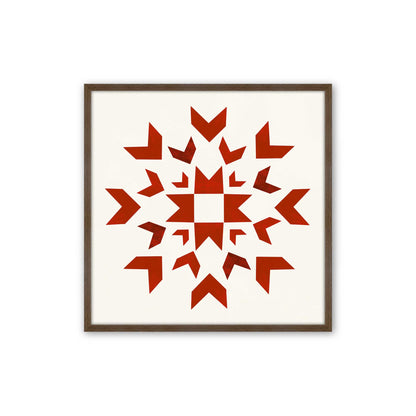 [Color:Walnut], Picture of art in a Walnut frame