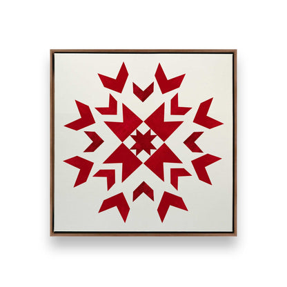 [Color:Walnut], Picture of art in a Walnut frame