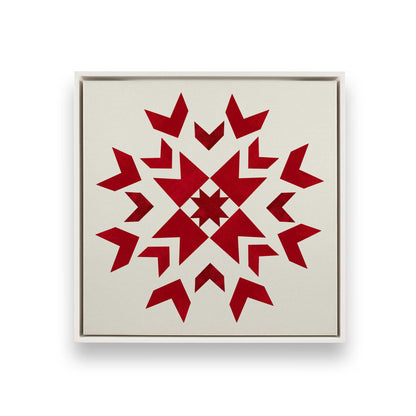 [Color:Opaque White], Picture of art in a White frame