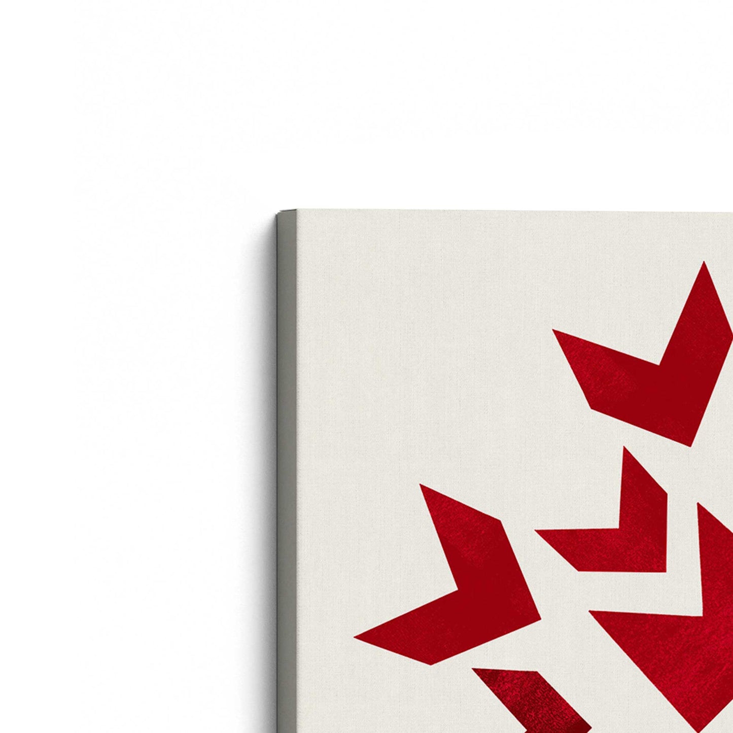 [Color:Stretched Canvas], Picture of the corner of the art