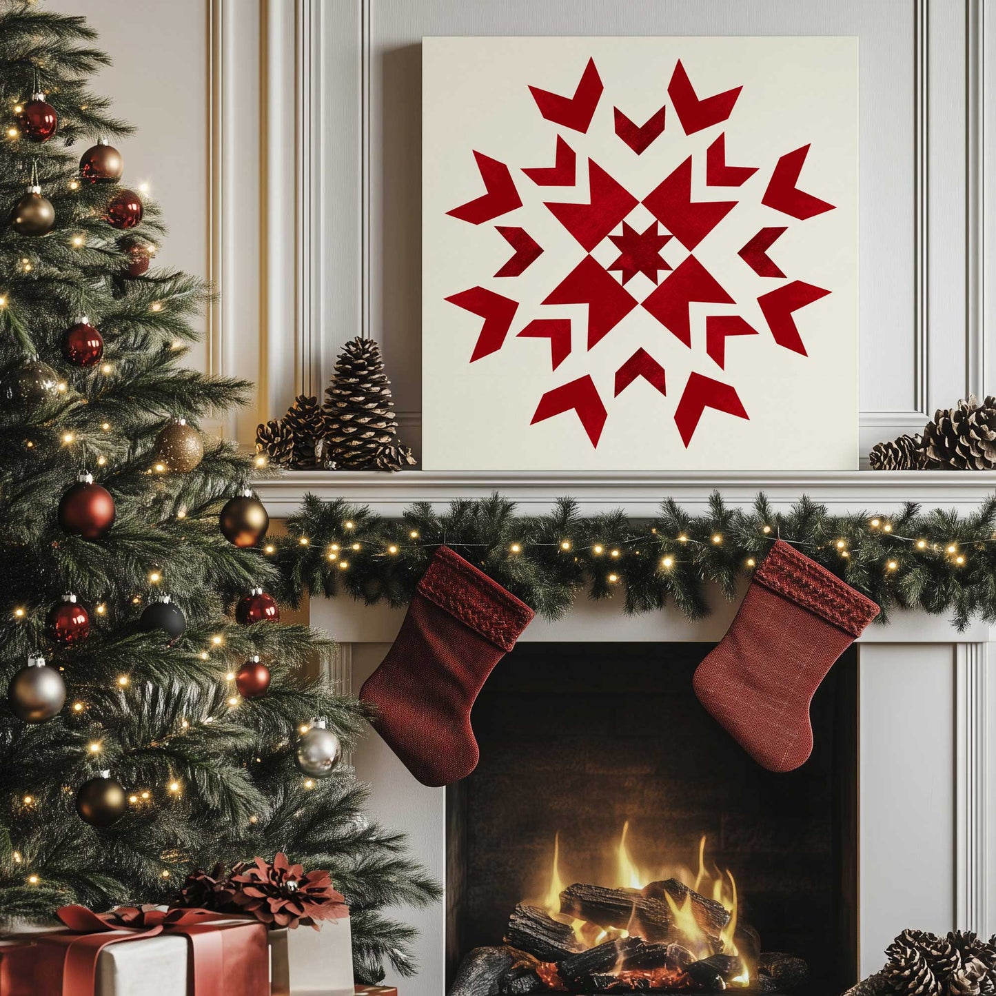 Picture of art in a room