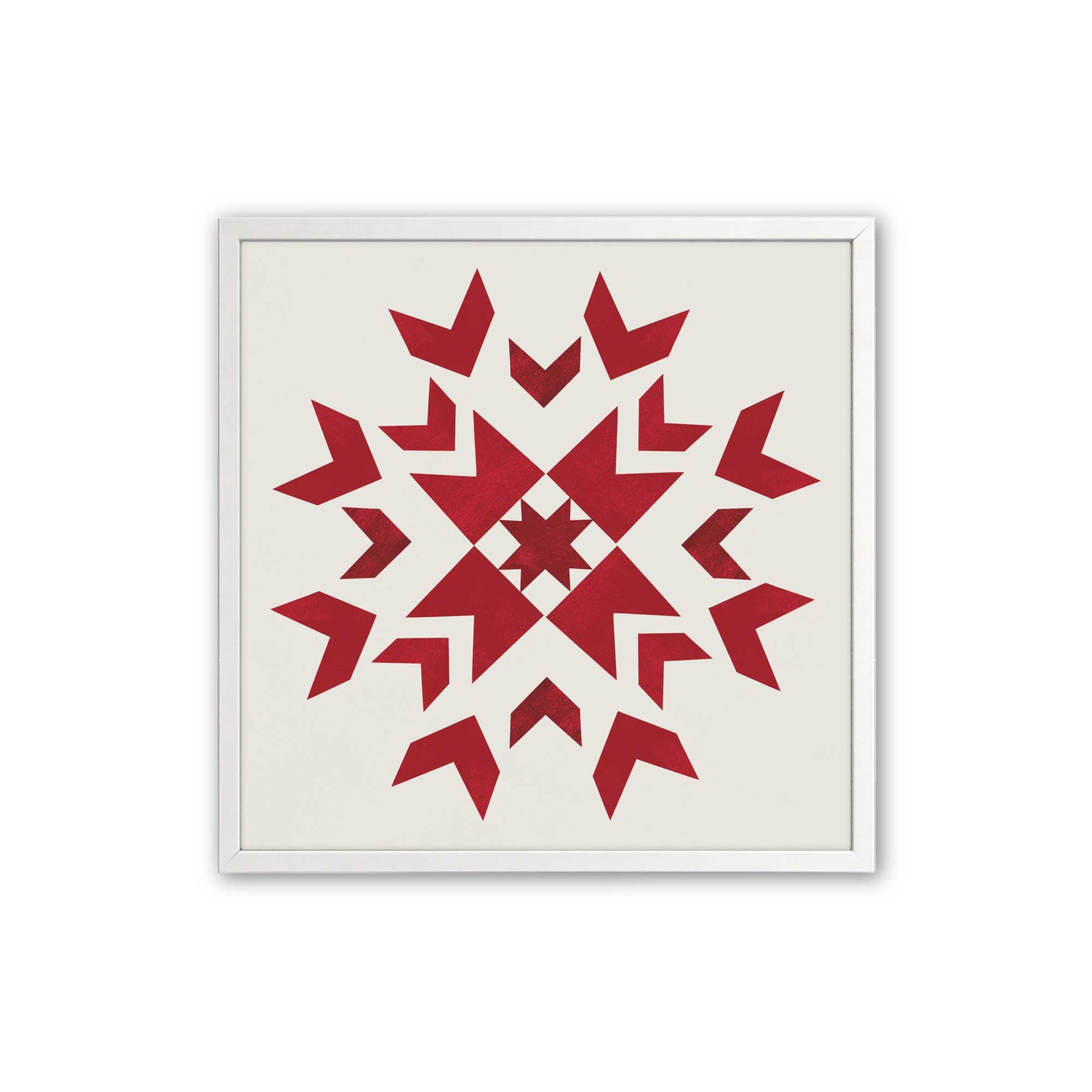 [Color:Opaque White], Picture of art in an Opaque White frame