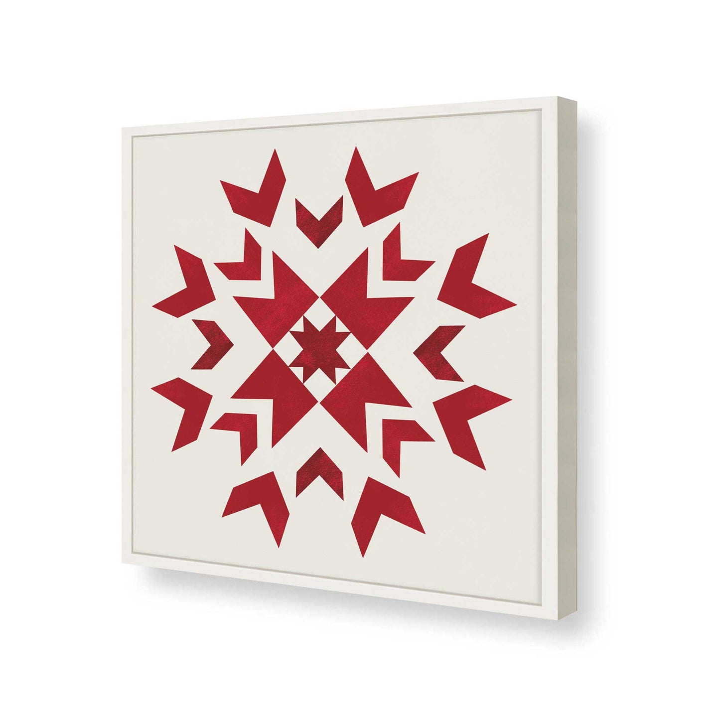 [Color:Opaque White], Picture of art in a Opaque White frame of the corner