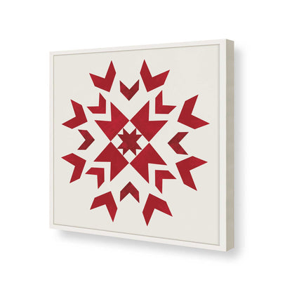 [Color:Opaque White], Picture of art in a Opaque White frame of the corner