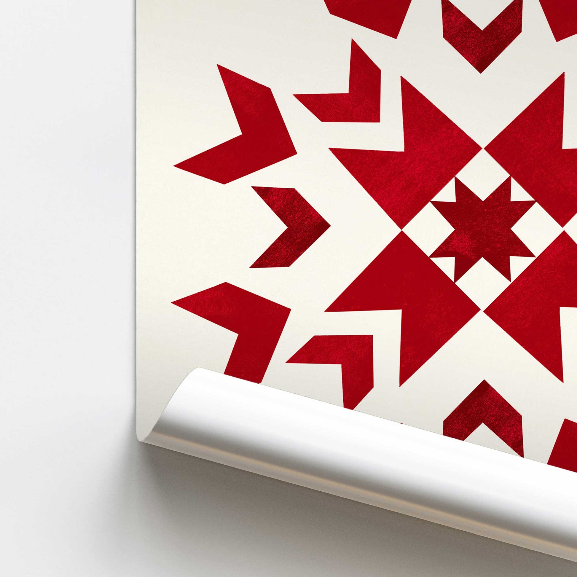 [Color:Rolled Print], Picture of close up of art