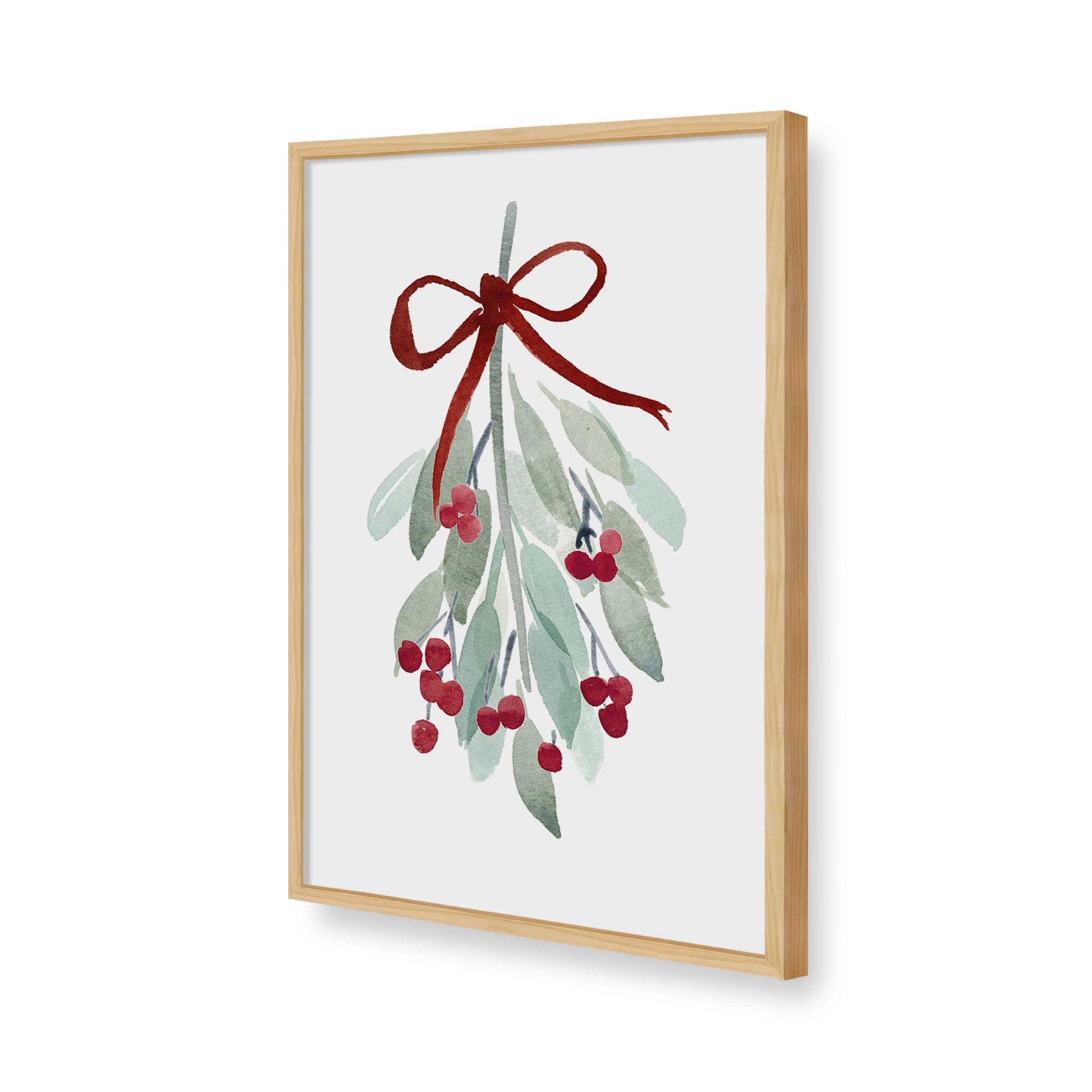 [Color:American Maple], Picture of art in a American Maple frame of the corner