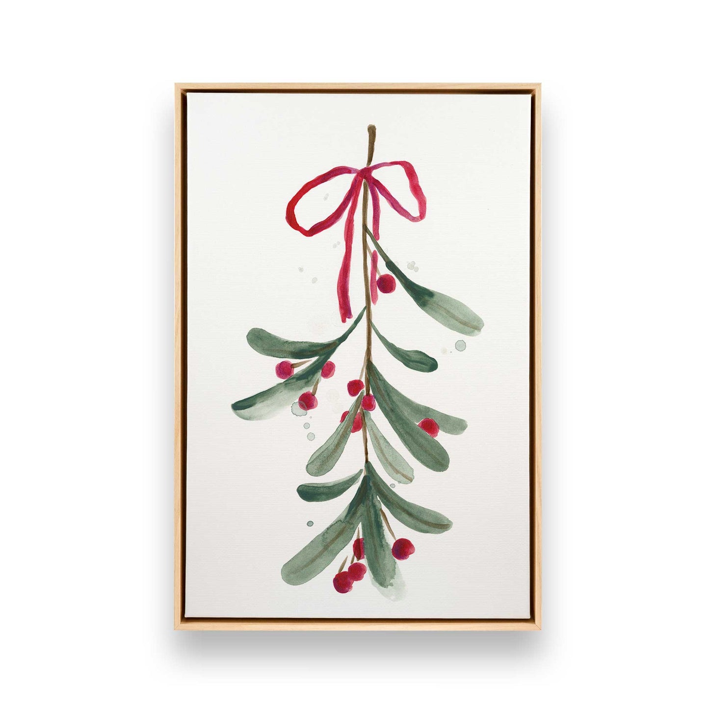 Holiday Sprig, Set of 4 Canvas Prints