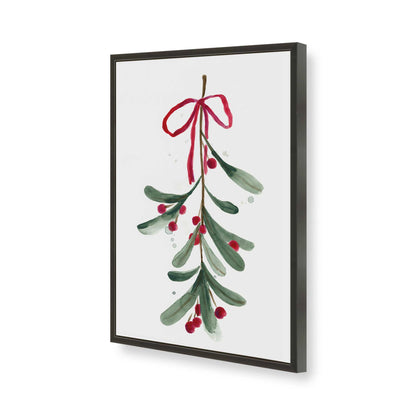 [Color:Satin Black], Picture of art in a Satin Black frame of the corner