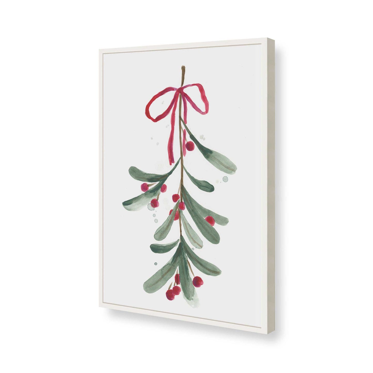 [Color:Opaque White], Picture of art in a Opaque White frame of the corner