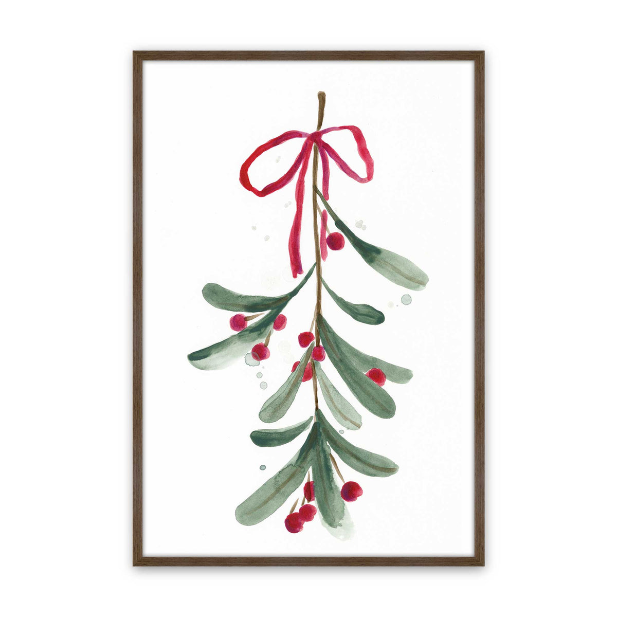 [Color:Walnut], Picture of art in a Walnut frame