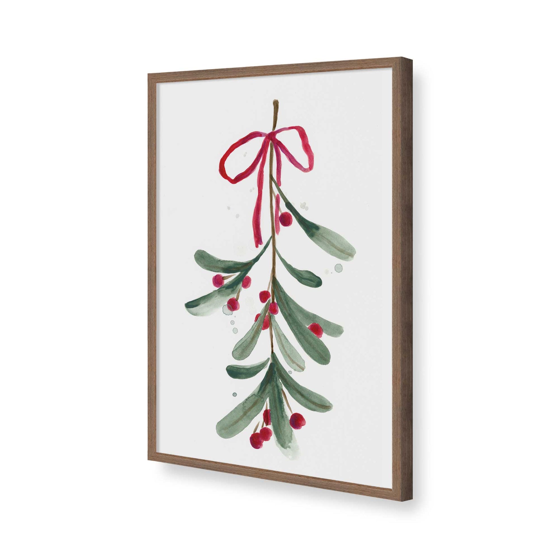 [Color:Walnut], Picture of art in a Walnut frame of the corner