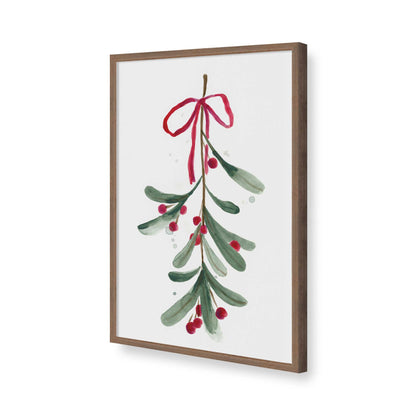 [Color:Walnut], Picture of art in a Walnut frame of the corner