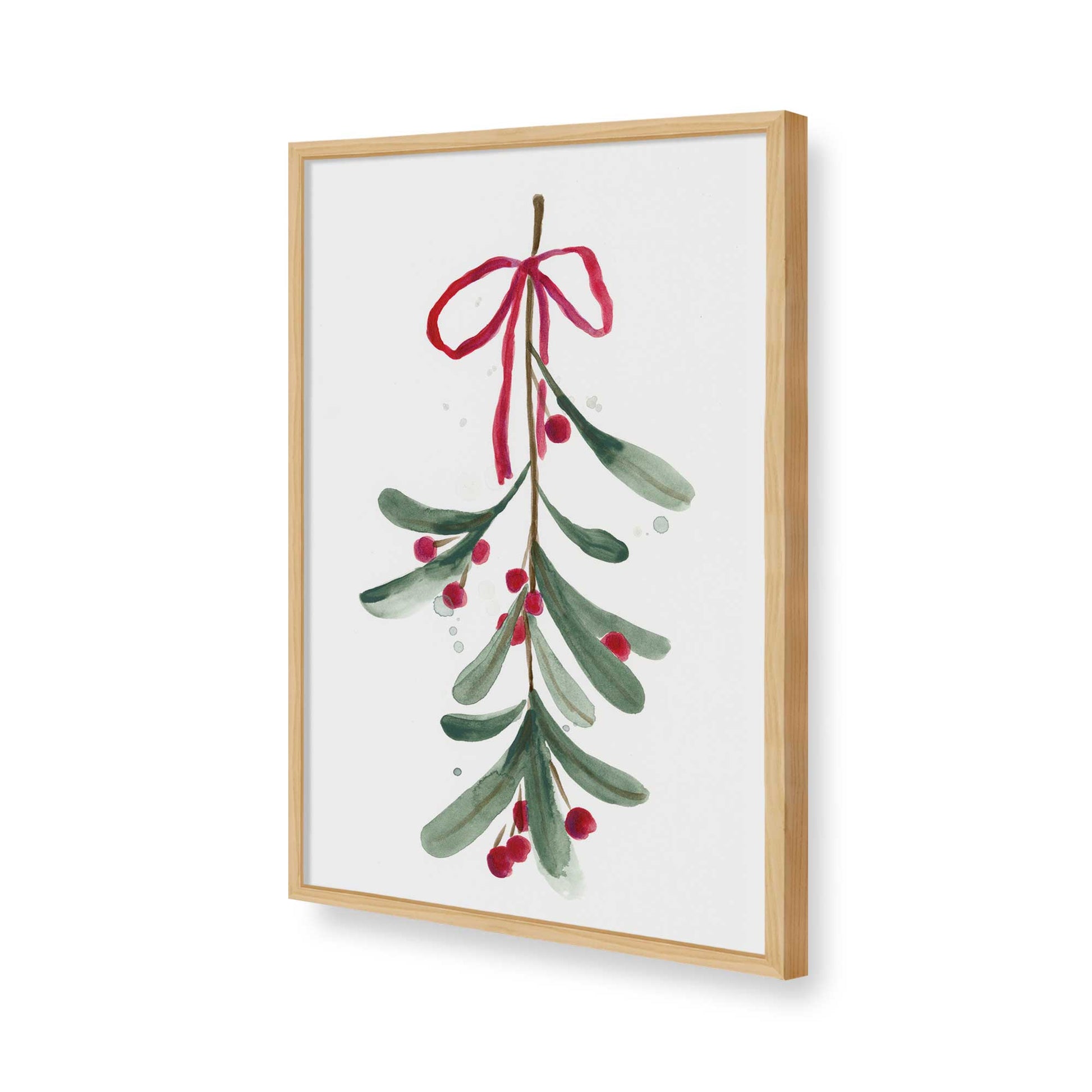 [Color:American Maple], Picture of art in a American Maple frame of the corner