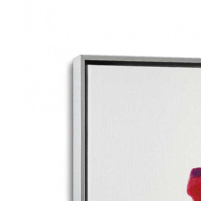 [Color:Polished Chrome], Picture of art in a Polished Chrome frame at an angle