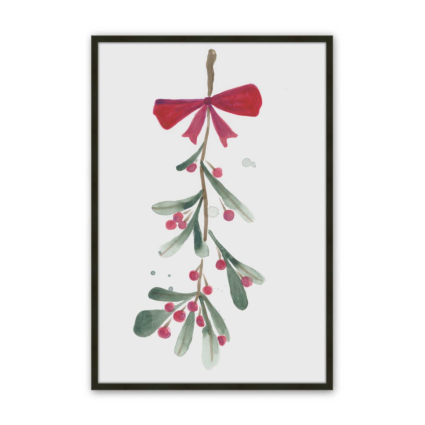 Holiday Sprig, Set of 4 Paper Prints