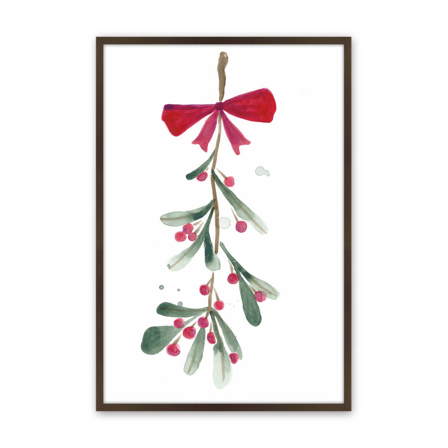 Holiday Sprig, Set of 4 Paper Prints
