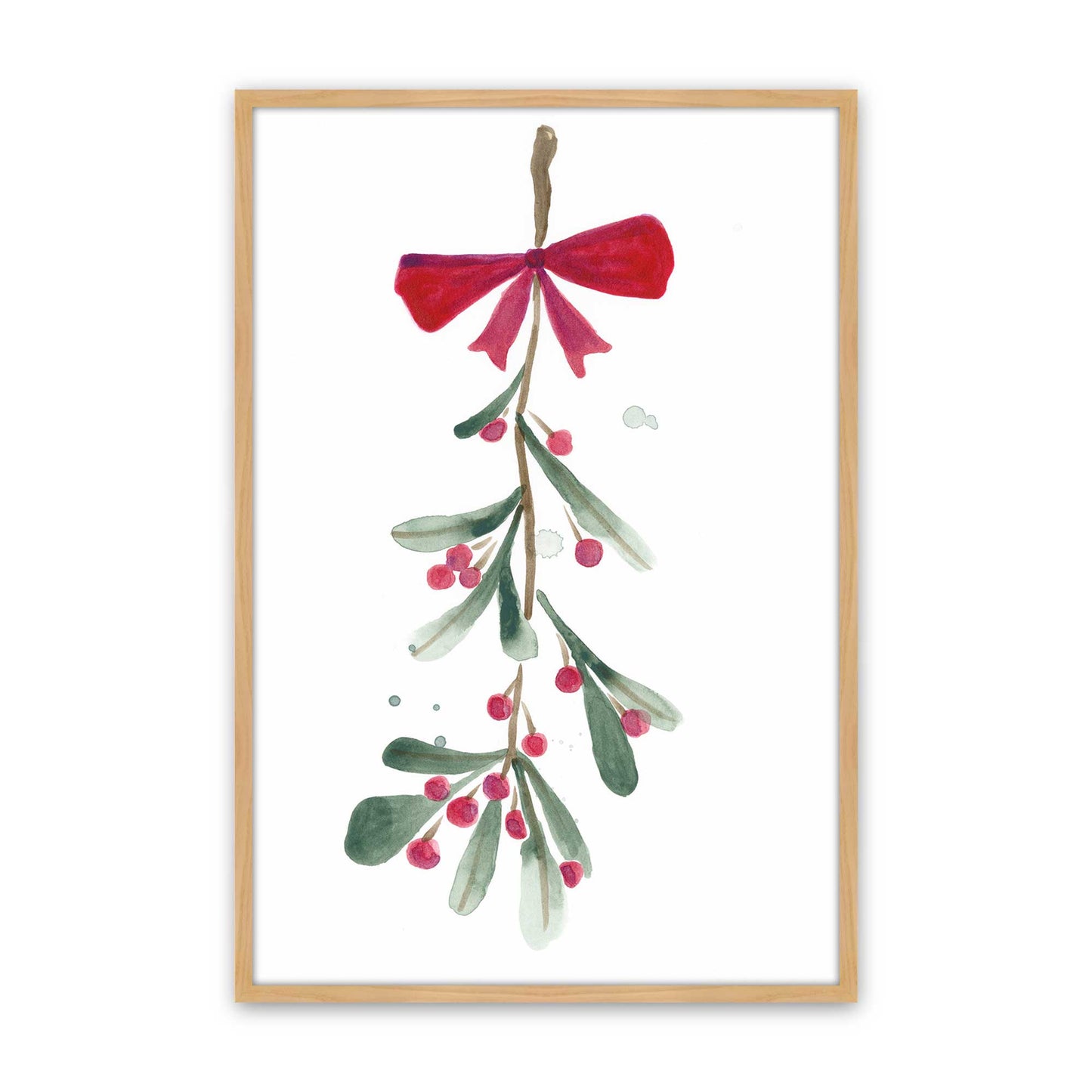 Holiday Sprig, Set of 4 Paper Prints