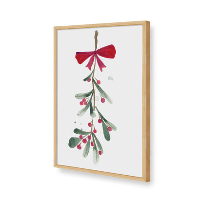 [Color:American Maple], Picture of art in a American Maple frame of the corner