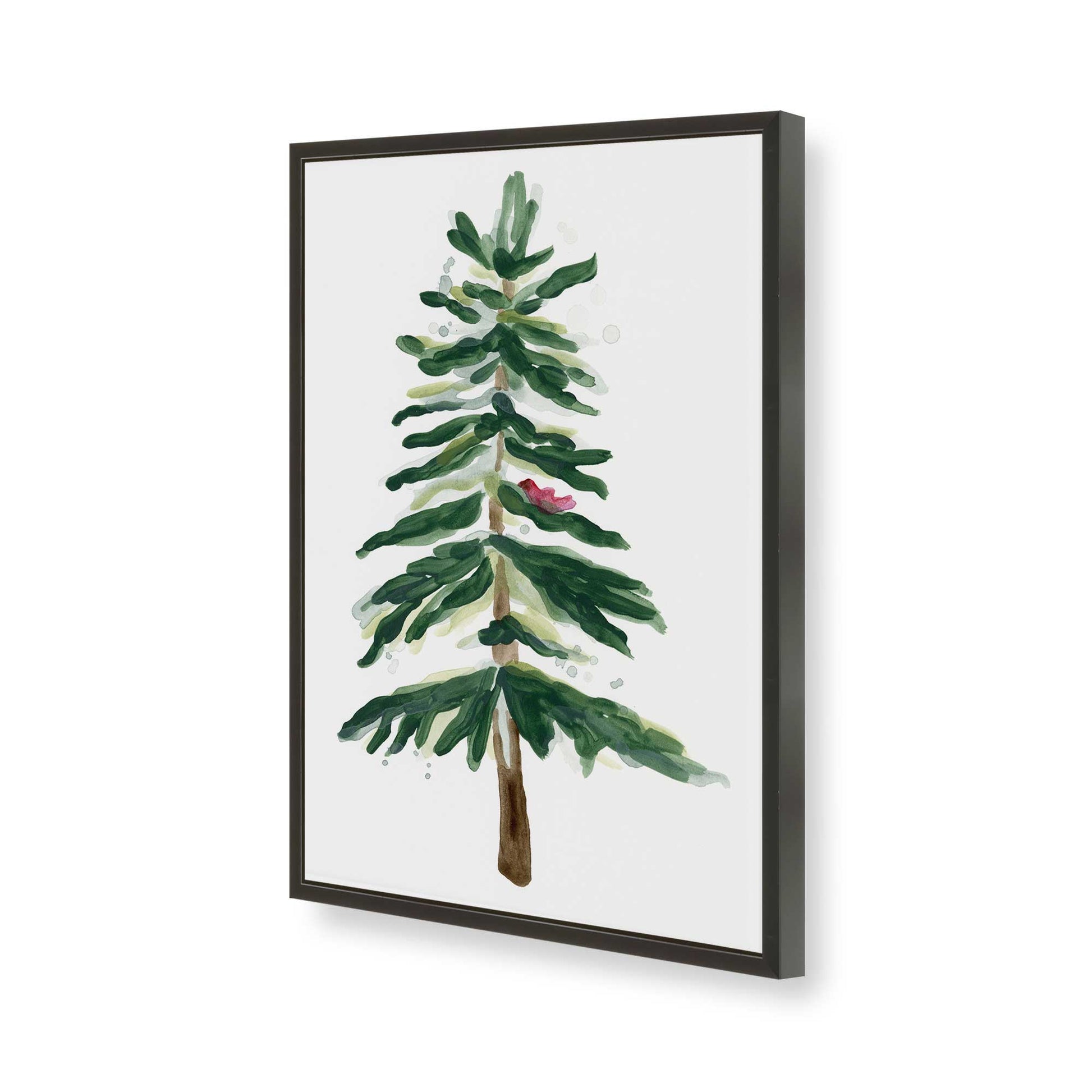 [Color:Satin Black], Picture of art in a Satin Black frame of the corner