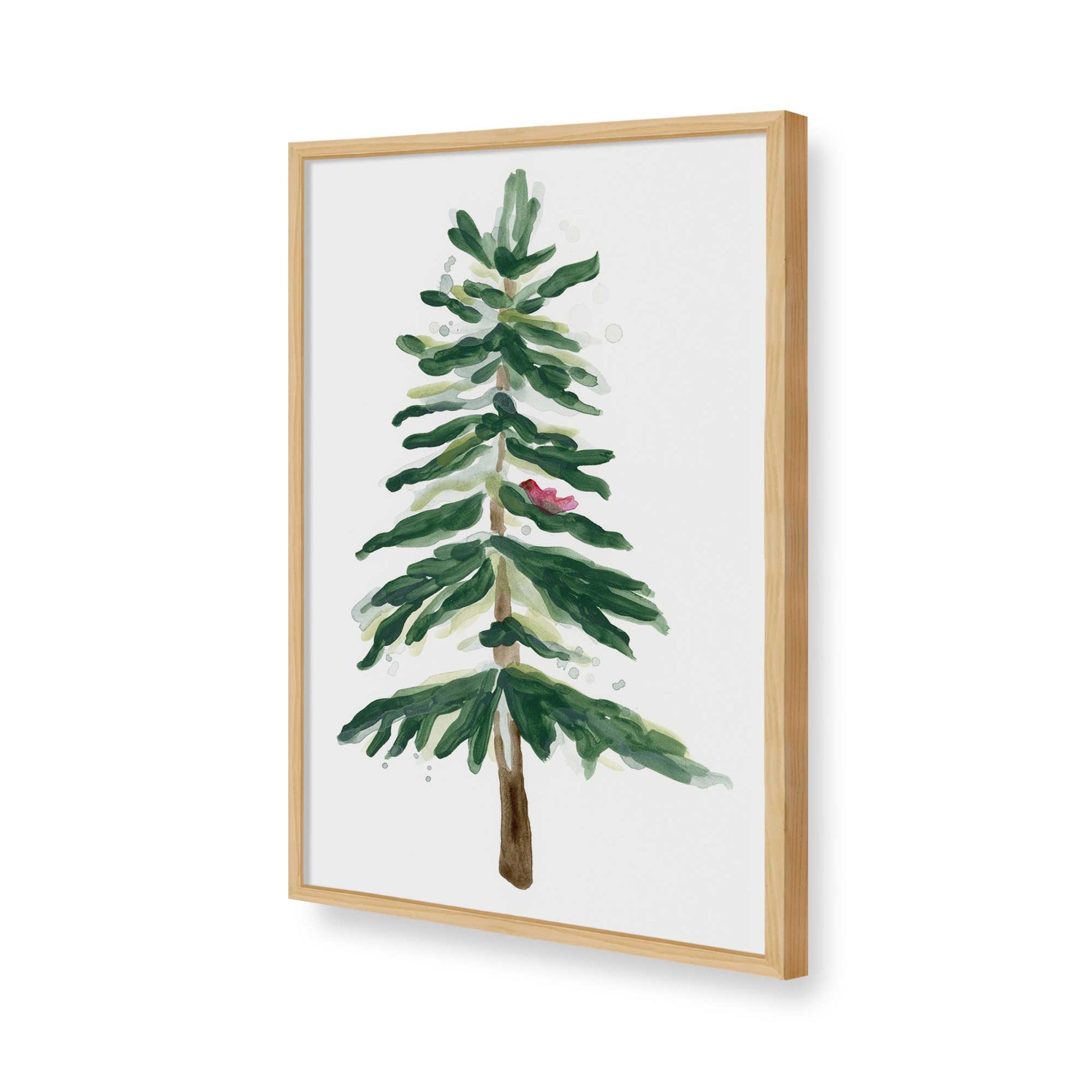 [Color:American Maple], Picture of art in a American Maple frame of the corner