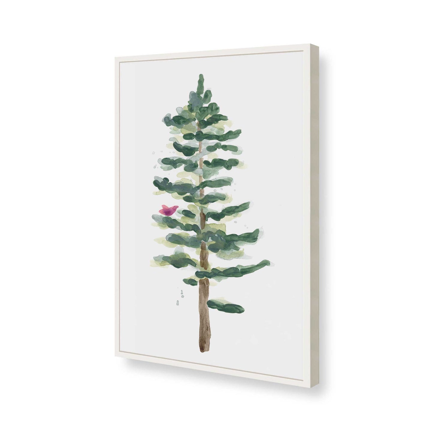 [Color:Opaque White], Picture of art in a Opaque White frame of the corner