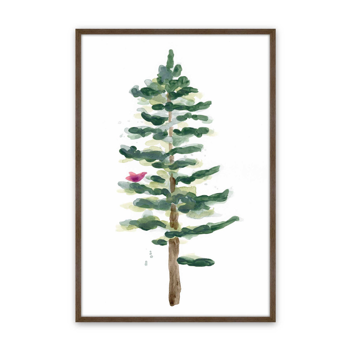 [Color:Walnut], Picture of art in a Walnut frame