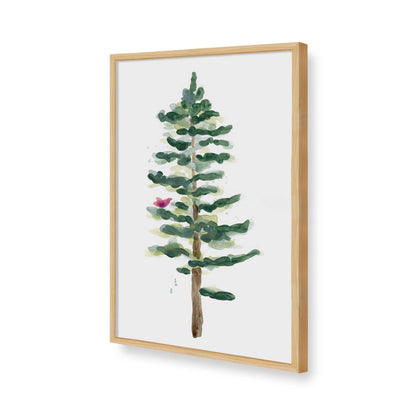 [Color:American Maple], Picture of art in a American Maple frame of the corner