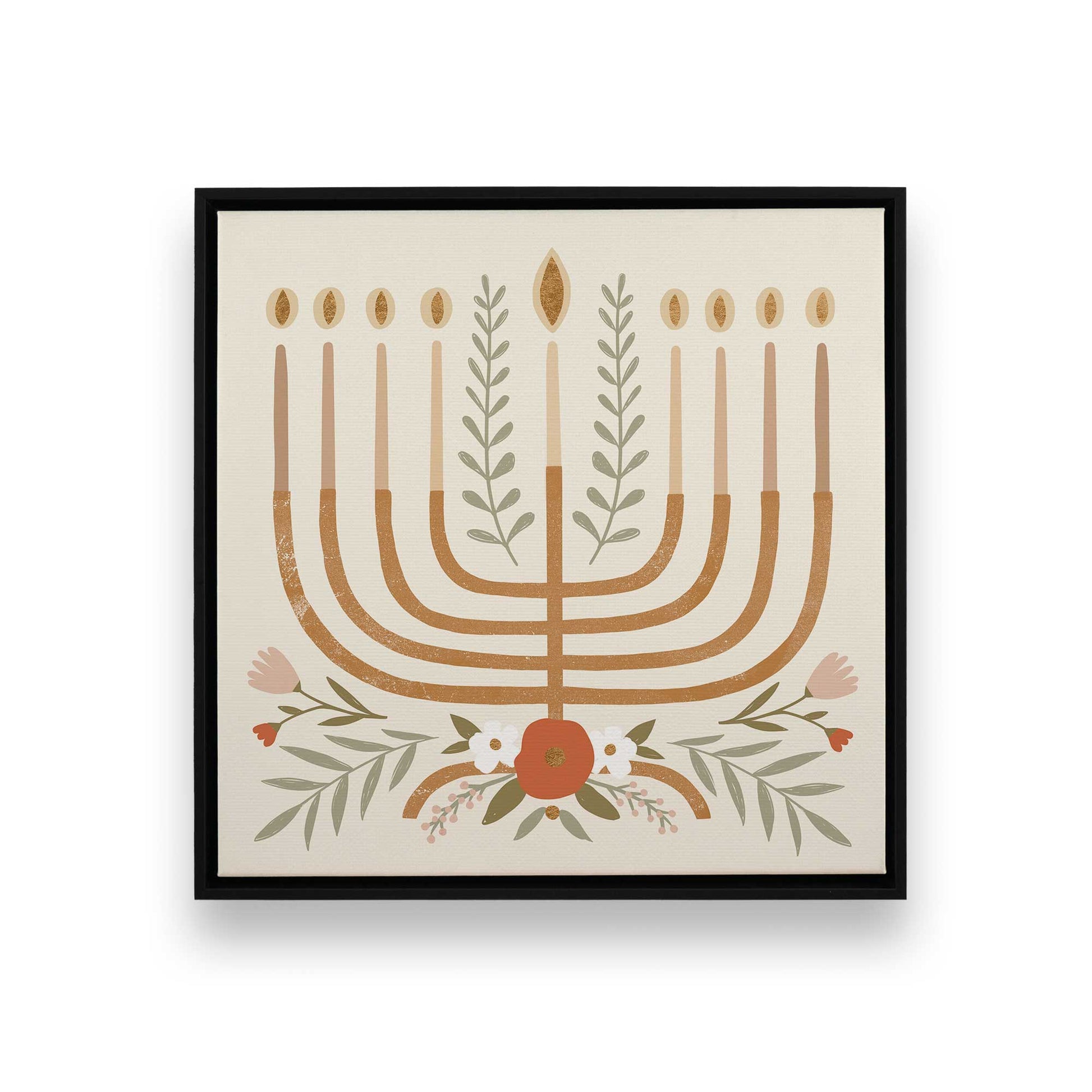 [Color:Satin Black], Picture of art in a Satin Black frame